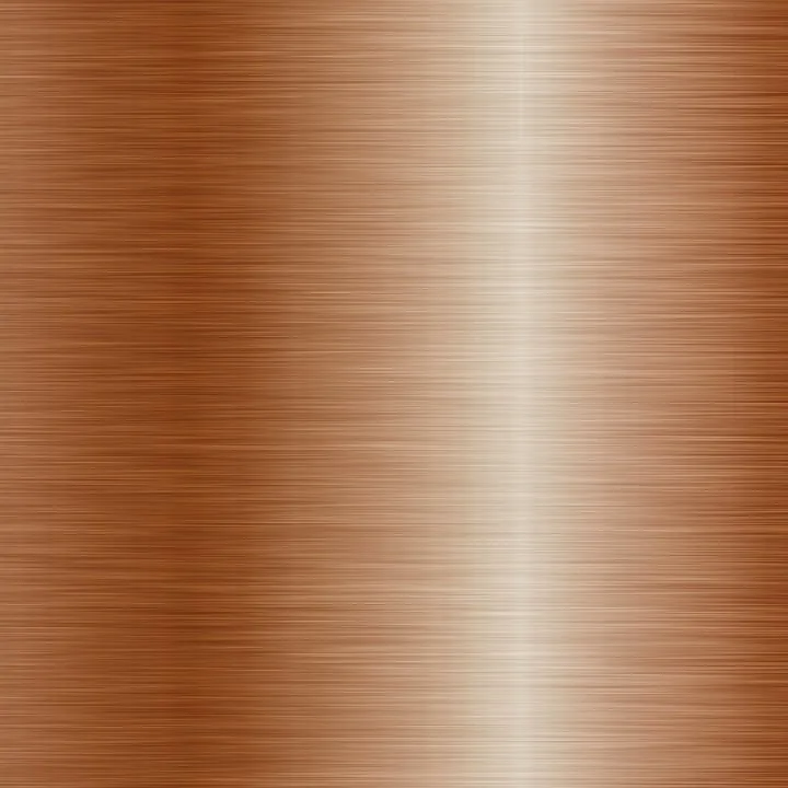 Rosegold hairline PVD finish